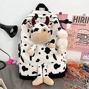 BALO NỮ THỜI TRANG - BALO BÒ SỮA VẢI CAVANS