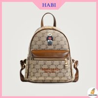 Balo nữ thời trang, Balo đi học size 32cm hình gấu cute unisex đựng vừa laptop M396