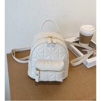 Balo nữ thời trang, balo mini ô trám da mềm siêu xinh M16