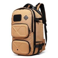 Balo Ozuko phong cách mới cho nam có sạc USB và cơ chế chống trộm công suất lớn, đa chức năng chống thấm nước - Brown - Large