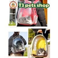 Balo phi hành gia trong suốt dành cho chó mèo thỏ bọ - T3 PETS SHOP