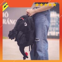Balo rồng đen vải nhung mịn mẫu mới - FREESHIP