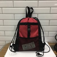 Balo rút nhiều ngăn phối khóa cài