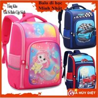 Balo Siêu Nhân Hoạt Hình Chống Thấm Cho Bé Trai, Bé Gái Hoạ Tiết Kì Lân, Nàng Tiên Cá, Ôtô vô cùng đáng yêu cho bé