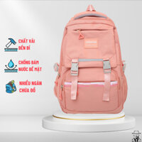 Balo sinh viên, học sinh, kiểu dáng Hàn Quốc thời trang, đựng laptop, chống nước dành cho nữ