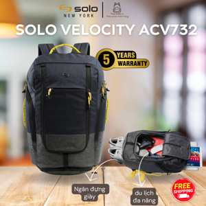 Balo Solo Velocity Max Backpack ACV732 M - 17.3inch