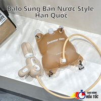 Balo Súng Bắn Nước Style Hàn Quốc, Đồ Chơi Ngoài Trời Cho Bé, Súng Nước Kèm Balo Có Dung Tích 2 Lít