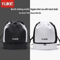Balo Tập Gym Chống Nước, Túi Đeo Chống nước YUKE B21010 có ngăn để giày dép riêng