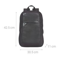 Balo Targus laptop 15.6 TBB565GL Black (Intellect) | Có đệm mút lưng | Kích thước thực tế của balo 30.5 x 42.5 x 11 cm | Chất liệu vải Polyester 600D chống nước bền bỉ với tinh chất Dobby | Balo vừa vặn để đựng máy tính xách tay 15.6 inch | Có 2 ngăn phụ đi kèm khóa kéo riêng dễ dàng bảo quản đồ đạc | FV;