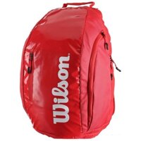 Balo tennis Wilson Super Tour Grey Backpack Bag ( màu đỏ)