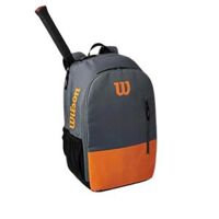 Balo Tennis Wilson Team Backpack Gray Orange #WR8009901001