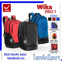 Balo thể thao Wika Pro 1 CHÍNH HÃNG Túi đeo thể thao vải dù cao cấp [Tặng móc treo Balo]