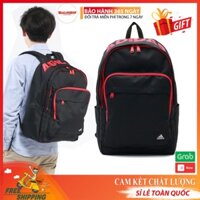 Balo thể thao ⚡️𝗙𝗥𝗘𝗘𝗦𝗛𝗜𝗣⚡️ Balo School Bag ADD0015 Black/Red - nhiều ngăn lưu trữ rất phù hợp với học sinh, sinh viên