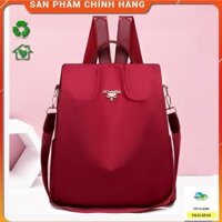 Balo thời trang chống trộm cao cấp cho nữ có hai màu đỏ, đen