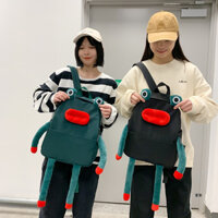 Balo thời trang ếch xanh,đen chân tay dài , túi đeo chéo ếch hồng siêu cute [có ảnh thật]