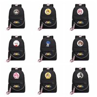 Balo thông minh in hình HERO TEAM Simmy Phong cận Siro Mr Vịt Sammy Đào Timmy Kairon Timy Kamui cổng sạc tiện dụng