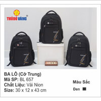 Balo thủ đô vàng BL657(ĐEN)