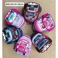 Balo tiểu học, balo học sinh schoolbus với họa tiết dễ thương thời trang dành cho bé trai, bé gái BAL102 JOY Balo