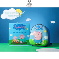 Balo trẻ em Beddy Bear Heo Tím cho Bé từ 2 tuổi Mẫu giáo Họa tiết Thiết kế dây cài chống thất lạc Bé