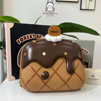 Balo trẻ em mẫu giáo Zoyzoii B18 - Chocolate Matcha cho Bé Dây đeo trợ lực chống gù lưng Bảo hành chính hãng 2 năm