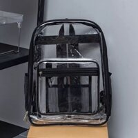 balo trong suốt thời trang size lớn hộp mổ dây kéo và hộp trơn TA145