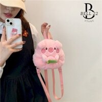 BALO TÚI ĐEO CHÉO HÌNH THÚ NHỒI BÔNG CHO BÉ B253 - BELL22 STORE