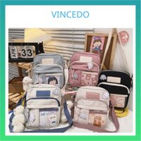Balo túi đeo chéo nữ nhiều ngăn đi chơi mini da mềm cá tính giá rẻ VINCEDO BLHC03