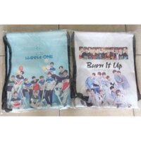 Balo túi rút Wanna one tặng 1 móc khóa, 1 hợp bút Wanna one