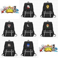 Balo Túi Viền Xám HERO TEAM ver MẮT TRÒN XOE Simmy Phong cận Siro Mr Vịt Sammy Đào Kairon Kamui cặp sách đi học