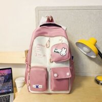 Balo Ulzzang Chống Nước, Cặp Xách Sinh Viên Học Sinh Thời Trang Hàn Quốc.