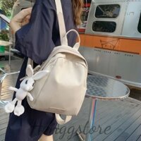 Balo Ulzzang Hàn Quốc Dành Cho Nam Nữ Chống Nước Tặng Kèm Móc Khóa Cute Giá Rẻ Vải Dù Trơn Đi Học, Du Lịch - B6