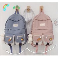 Balo ulzzang unisex đi học chống thấm nhiều ngăn CR31 MIM STORE