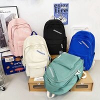 Balo unisex thời trang nam nữ ulzzang phong cách hàn quốc có ngăn chống sốc và tiêu chuẩn chống nước dùng đi học đi chơi