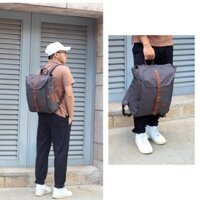 Balo vải canvas cao cấp nam nữ đi học đi làm BOM B GÓC - phong cách thời trang cá tính.