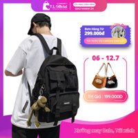 Balo vải Canvas Cao Cấp KAKAREMI phong cách Hàn Quốc