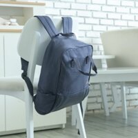 Balo vải canvas nam nữ đi học đi làm BOM B7 - kiểu dáng thời trang vừa laptop 14 inches.