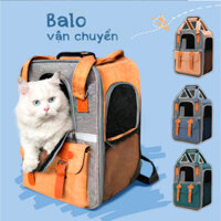 Balo Vận Chuyển Thú Cưng Nhà của Ú - Balo Cho Mèo Cao Cấp - Balo Du Lịch Cho Chó Mèo Size Siêu Lớn Vải Dệt