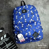 Balo Van.s x Peanuts Snoopy Old Skool - Blue [Chính Hãng]