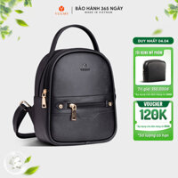 Balo Yuumy (Thời trang nữ mini phối khóa - Balo da YBA25)