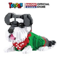 BALODY Xếp hình Balody Chính Hãng - Chó "Ông Già" Schnauzer (886 miếng ghép) - 7950 (18395)