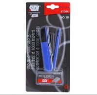 Bấm kim 10 SDI thân nhựa 1104 kèm 1 hộp kim 10 No.1200 (6104A)