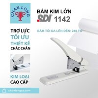 Bấm kim lớn chính hãng SDI 1142. Thép không rỉ. Bấm 240 tờ. Dùng ghim 23/6, 23/8, 23/10, 23/13,23/15, 23/17, 23/20, 23/2