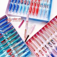 [BẤM] SỈ_HỘP 12 Cây Bút Máy Đầu Bấm Bôi Xóa Được/ Viết Máy Đầu Bấm Tẩy Xóa Được Nhiều Hình Dễ Thương (Kèm Ống Mực)