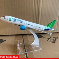 Bamboo Airway - Mô hình máy bay tĩnh có 2 kích thước ( 16cm và 20cm) - Phatduyenshop