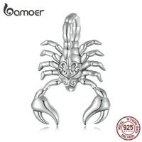 BAMOER Hạt Cườm bạc 925 Hình Bọ Cạp