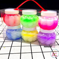 Bán 1 lốc slam slime loại to chất nhờn ma quái 1 lốc = 6 hủ quá rẻ loại bí ngô charm đa dạng đồ chơi