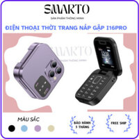 (Bản 2024) Điện thoại mini nắp gập i16 i17 Pro, thời trang, 2 sim cho trẻ em và người già, có tính năng đổi giọng