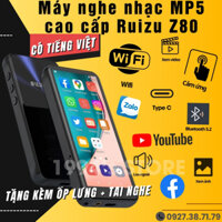 Bản 2024 Ruizu Z80 Máy Nghe Nhạc Android MP3/MP4/MP5 - Có Tiếng Việt - WiFi, Bluetooth - Lướt Web, xem Youtube, Zalo, FB