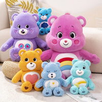 [Bán] 22cm CareBears Gấu Cầu Vồng Sang Trọng Đồ Chơi Búp Bê Gấu Tình Yêu Búp Bê Vải Búp Bê Sang Trọng Mặt Dây Chuyền Búp Bê Quà Tặng Sinh Nhật