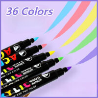 [Bán] 36 màu Bút đánh dấu nghệ thuật vĩnh viễn hai đầu Bút sơn Setfor Thư pháp Bút vẽ tranh Graffiti Đá Giày thủy tinh DIY Đồ thủ công Bộ văn phòng phẩm